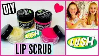 DIY LUSH Lip Scrub 💋  Popcorn & Bubblegum 💋 AND RAINBOW Lip Scrub!