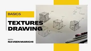 🎨 Learn Textures in Drawing | Metal, Wood, Glass & Fur Shading | Art Class Live | NID I NIFT I UCEED