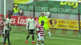 Keeper makes brilliant save with first touch seconds after coming on for debut!