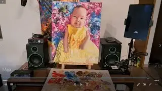 How to Paint a Portrait from a Photo / Maja