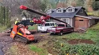 SK3000 Auger Driver and Pole Setter