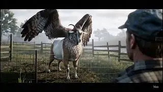 Farmer Shows a Flying Goat &mdash; No CGI! #veo3 #shorts #tiktoktrend#flyinggoat #weirdanimals #realorfake