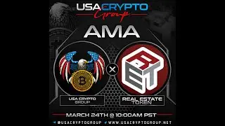 USA Crypto Group AMA ~ Real Estate Token R3T #USACryptoGroup