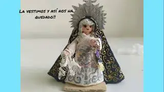 Tutorial como hacer una virgen de playmobil paso a paso