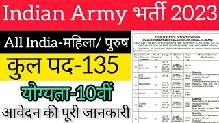 Army HQ 22 Movement Control Group भर्ती 2023 | आवेदन कैसे करे पूरी जानकारी | @jobdesire3168
