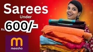✨ Meesho Sarees below Rs.600 😍 இவ்ளோ கம்மியா! | Diwali Series 2025 🎉 Episode 10 | Sanapandi Channel