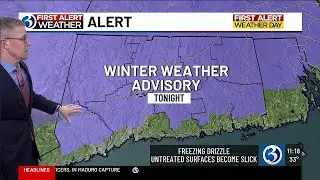 WEATHER: Temperatures to get into the 50s on Friday with rain later in the day