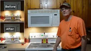 Not enough light over the stove? How to get more light above the stove. Range Hood Light improvement