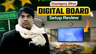 Gopalganj, Bihar में PencilAi Pro Digital Board Setup 😱 | Best Smart Board Company In Bihar