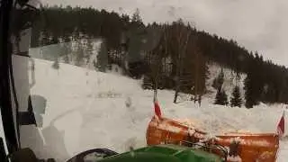 Schneeräumen mit John Deere 5080R