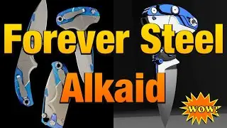 Forever Steel Alkaid   Crazy Transformer knife that’s WAY COOL !!