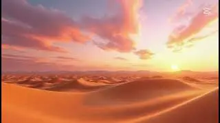 Relaxing Music Echo: Desert Sunset Serenity 🌅