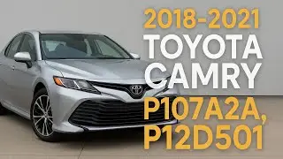 2018&ndash;2021 Toyota Camry RAV4 Check Engine Codes P107A2A & P12D501 Explained! | Denso Fuel Pump