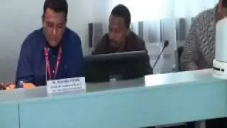 Intervention de Monsieur YOUNG sur l'artisanat au Guyana