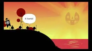 Patapon - Fighting Gorl and watching the credits
