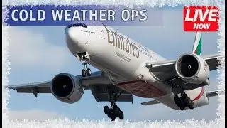 🔴 LIVE: ❄️ WINTER ✈️ OPERATIONS at  O’HARE | BITTER COLD & AIRPLANES