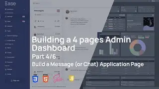 Building an Admin Dashboard UI: Chat or Message Application Page (Part 4)