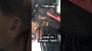 HOW TO SPRING TWIST #springtwists #twist #shorts #braids #hairtutorial