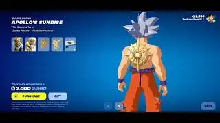 New Apollo Skin and Set And Jujutsu Kaisen Skins/Side Shuffle Return Fortnite Item Shop April 14