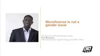Microfinance is not a gender issue