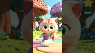 🐱Funny cat dancing video🐾🍼 #cartoon #meow #shortsfeed #shorts #dudidudidam #kitten #cat