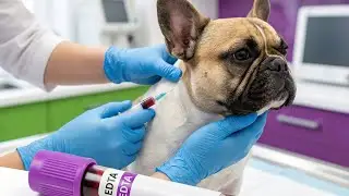 Toma de Muestra de Sangre Yugular en Tubo Tapa Lila / Morada en Caninos