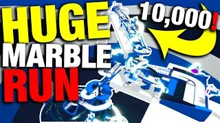 ОГРОМНЫЙ Марбл-Ран против 10 000 шариков!!! - Marble World