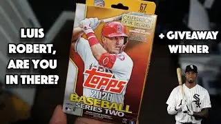 Sports Card Investing and Flipping: 2020 Topps Baseball Series 2 Luis Robert Hunting + Giveaway Win