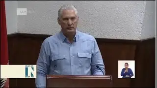 Palabras de Miguel Díaz-Canel en clausura del Décimo Pleno del Comité Central del Partido