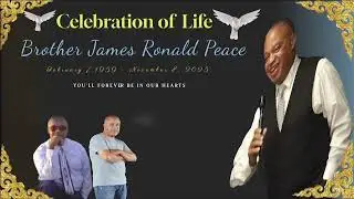 CELEBRATION OF LIFE | JAMES RONALD PEACE SR | SUNRISE FEB 7, 1959 | SUNSET NOV 8, 2025
