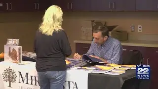 Award-winning author Michael Blanchard speaks at MiraVista Behavioral in Holyoke