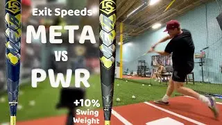 2021 Slugger Meta vs Meta PWR Exit Speeds & Swing Weights