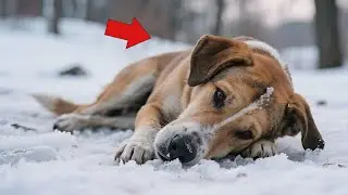 Abandoned and Frozen  A Mother Dog Who Lost Everything but Discovered Hope Again