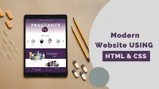 How to make a website using HTML & CSS | Modern website 2021 | Slick slider