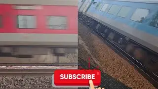 Shatabdi express Xing with Karnataka sampark kranti express 