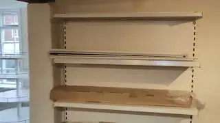 Shelfing ready for stock