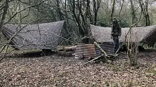 Camping in storm Dennis