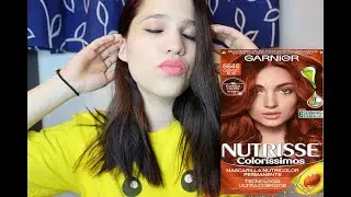 Me pinto el cabello ROJO! | GARNIER COBRIZO RUBI 6646