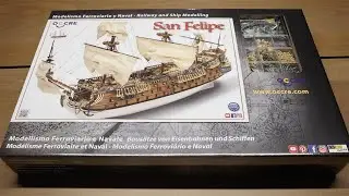 UNBOXING Maqueta barco de madera San Felipe OcCre