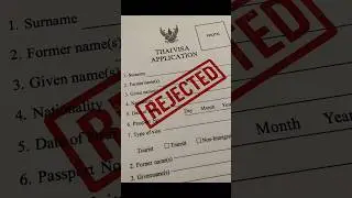 Why Was Your Thailand Visa Application Rejected?