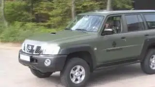 German Bundeswehr drive Japanese Car Nissan Part 1 Army Patrol Jeep