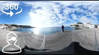 【VR】The Greek Sea 360 VR Video and Fun Music