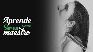 APRENDE COMO SER UN MAESTRO I COMO dibujar un CABELLO y DARLE TEXTURA EN UN ROSTRO A LAPIZ