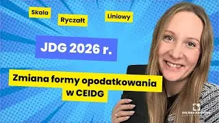 Jak zmienić formę opodatkowania na 2026 r.?