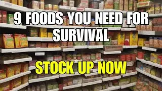 Only 9 Items You Need for Survival - Essential Prepper Pantry Haul