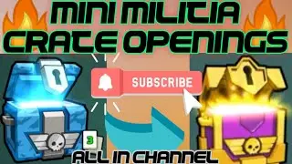 DA2 Mini militia l Crate opening BLACK OPS CRATE by allinchannel