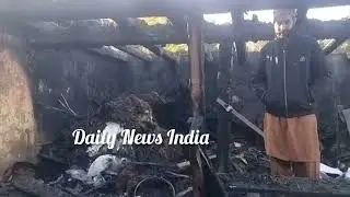 On the night of 20/10/2025, a devastating fire broke out in the Shop owned by Mohd Shafi Khan.