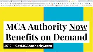 2019 Brought Big Changes to MCA Authority - It's Now Called Benefits on Demand!