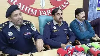 Traffic Police Awareness Rally Against Fake Number Plates in Rahim Yar Khan
