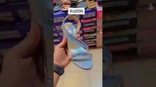 New Silver bridal sandals| New bridal sandals| ladies fancy heel sandals| N-Shoes #shoe #sandals